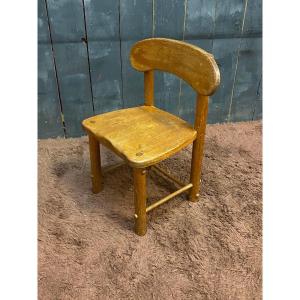 Small Vintage Children's Chair, In The Style Of Pierre Gautier-delaye Circa 1950/1960