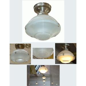 Important Series Of Old Holophane Lights, Circa 1930