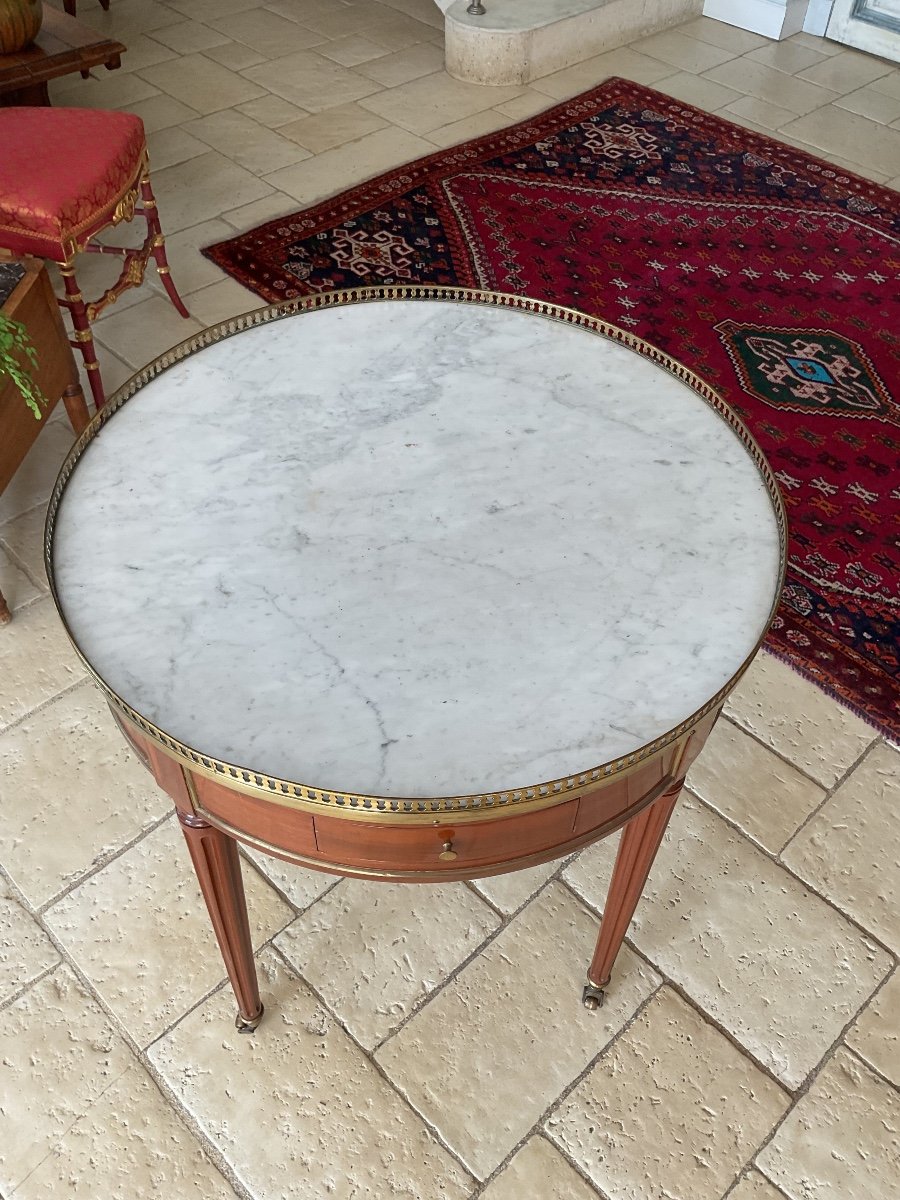 Table Bouillotte Louis XVI Acajou-photo-2