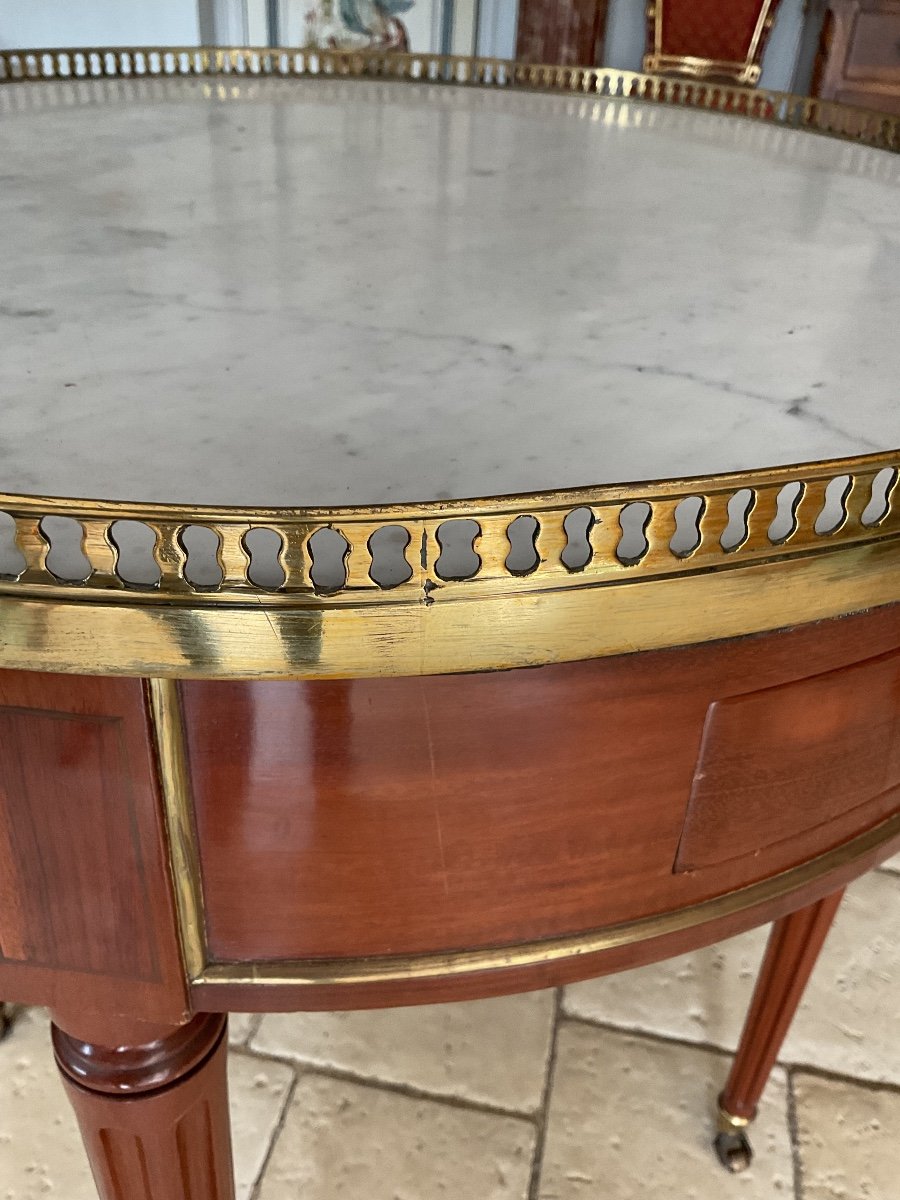 Table Bouillotte Louis XVI Acajou-photo-8