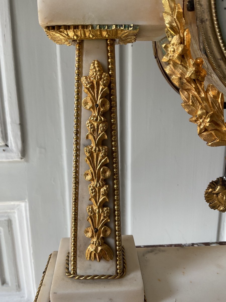 Louis XVI Period Portico Clock-photo-2