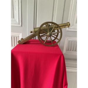 Gilded Bronze Cannon 