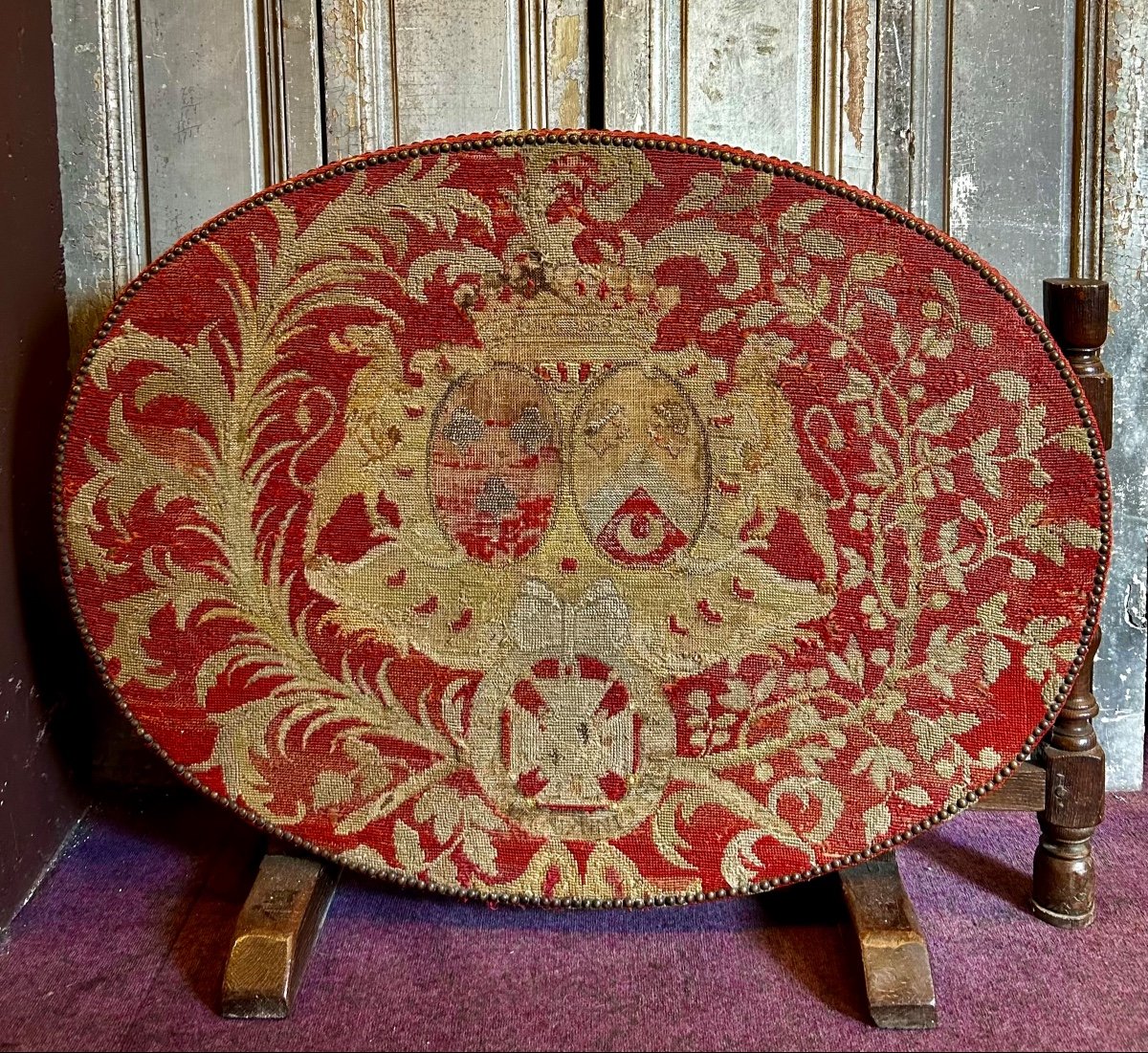 Rare Armored Table Around 1700