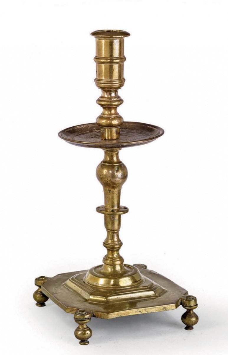 Important Bougeoir De Table Louis XIV