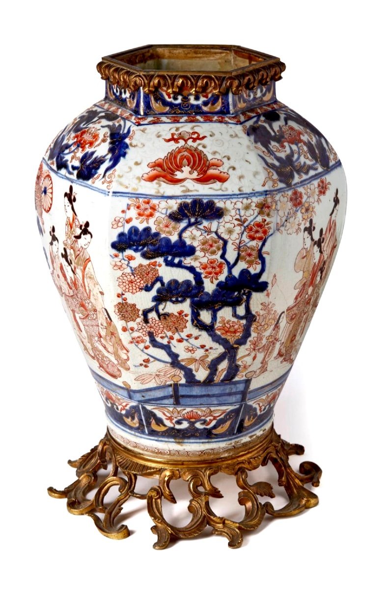 18th Century Mounted Japanese Vase