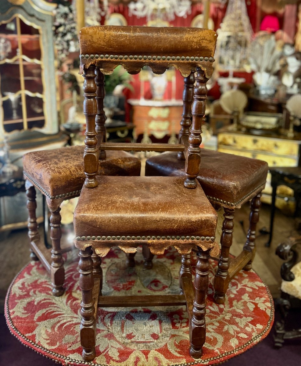 4 Louis XIV Stools