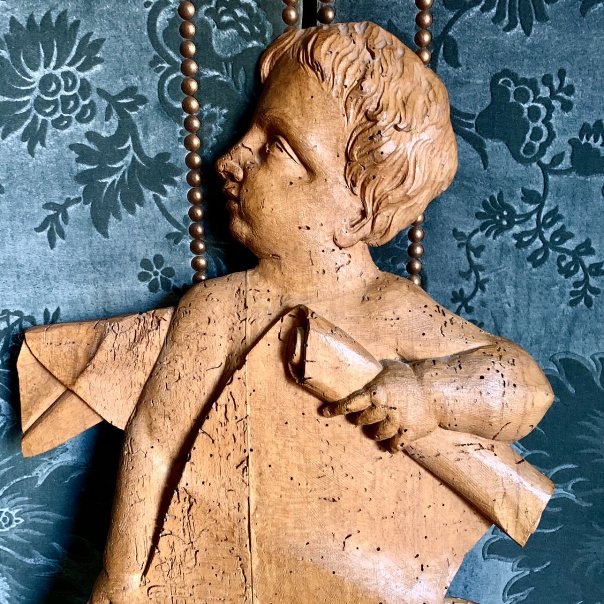 Charming 18th Century Wooden Character-photo-2