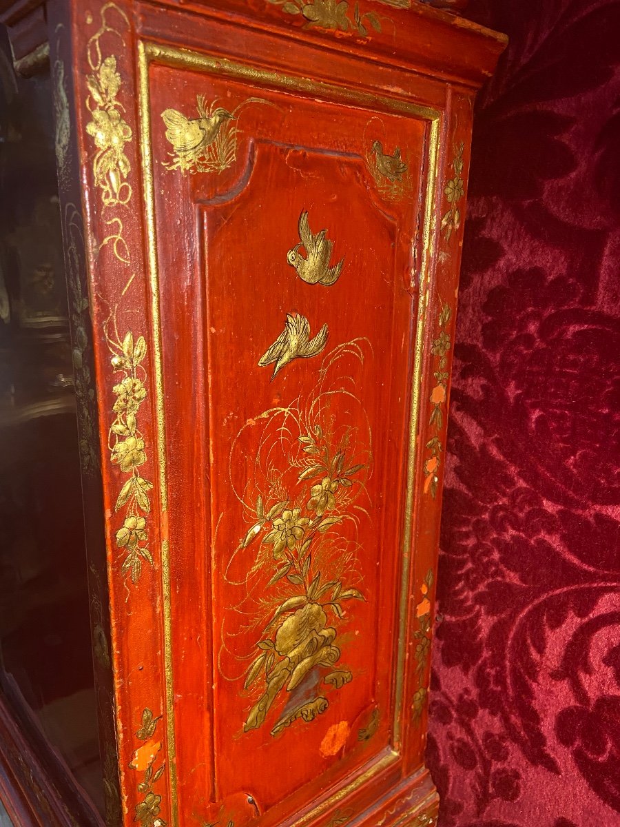 18th Century Red Lacquer Showcase-photo-3