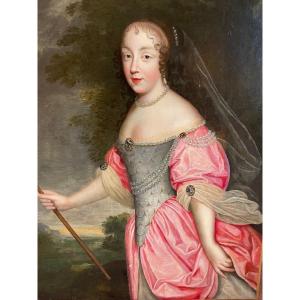 Anne-marie-louise d'Orléans Hst 18th Century