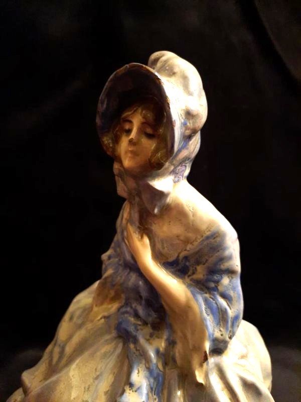 Domenico Mastroianni (1876 – 1962) - Sculpture De Femme En Céramique