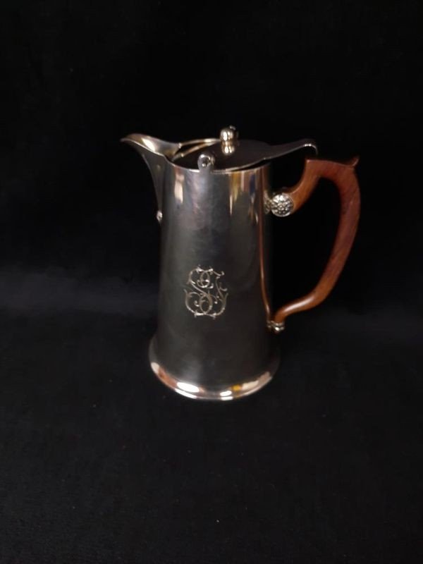 Silver Coffee Pot Minerva Lapar (19th Century)-photo-4