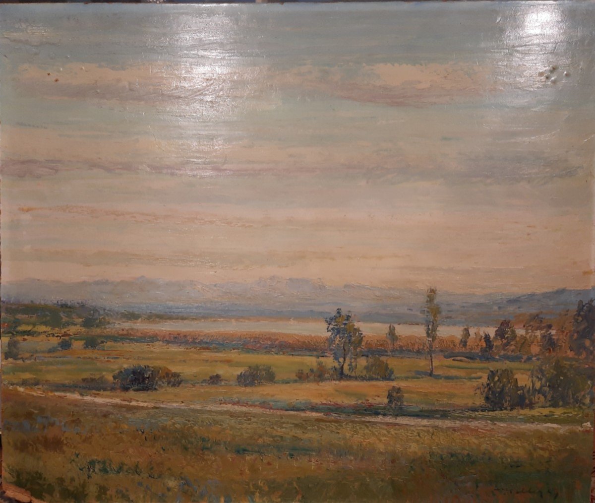 Max Keller (1916-1982) - Oil On Panel - Landscape
