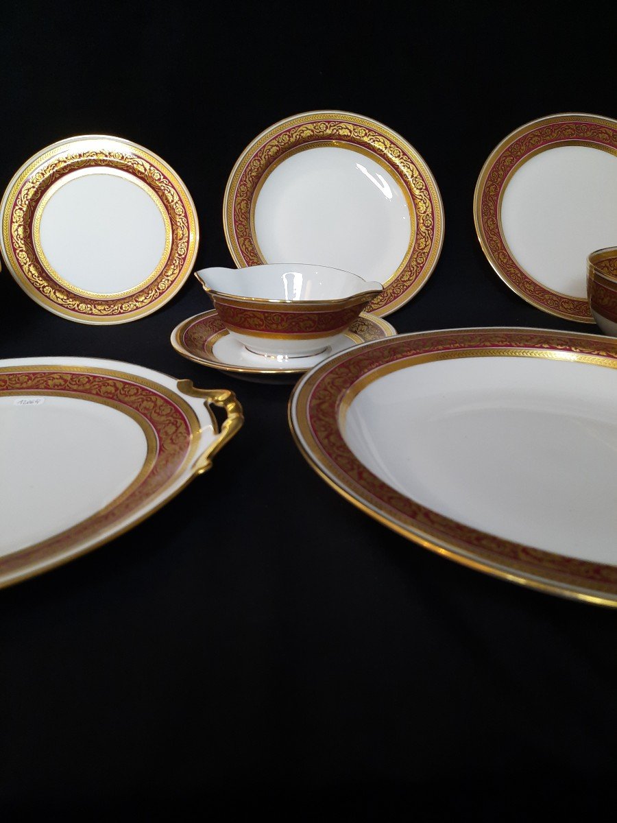 Bernardaud Limoges Porcelain Service -photo-3