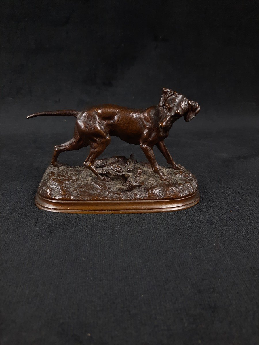 Jules Moigniez (1835-1894) - Bronze Dog-photo-2