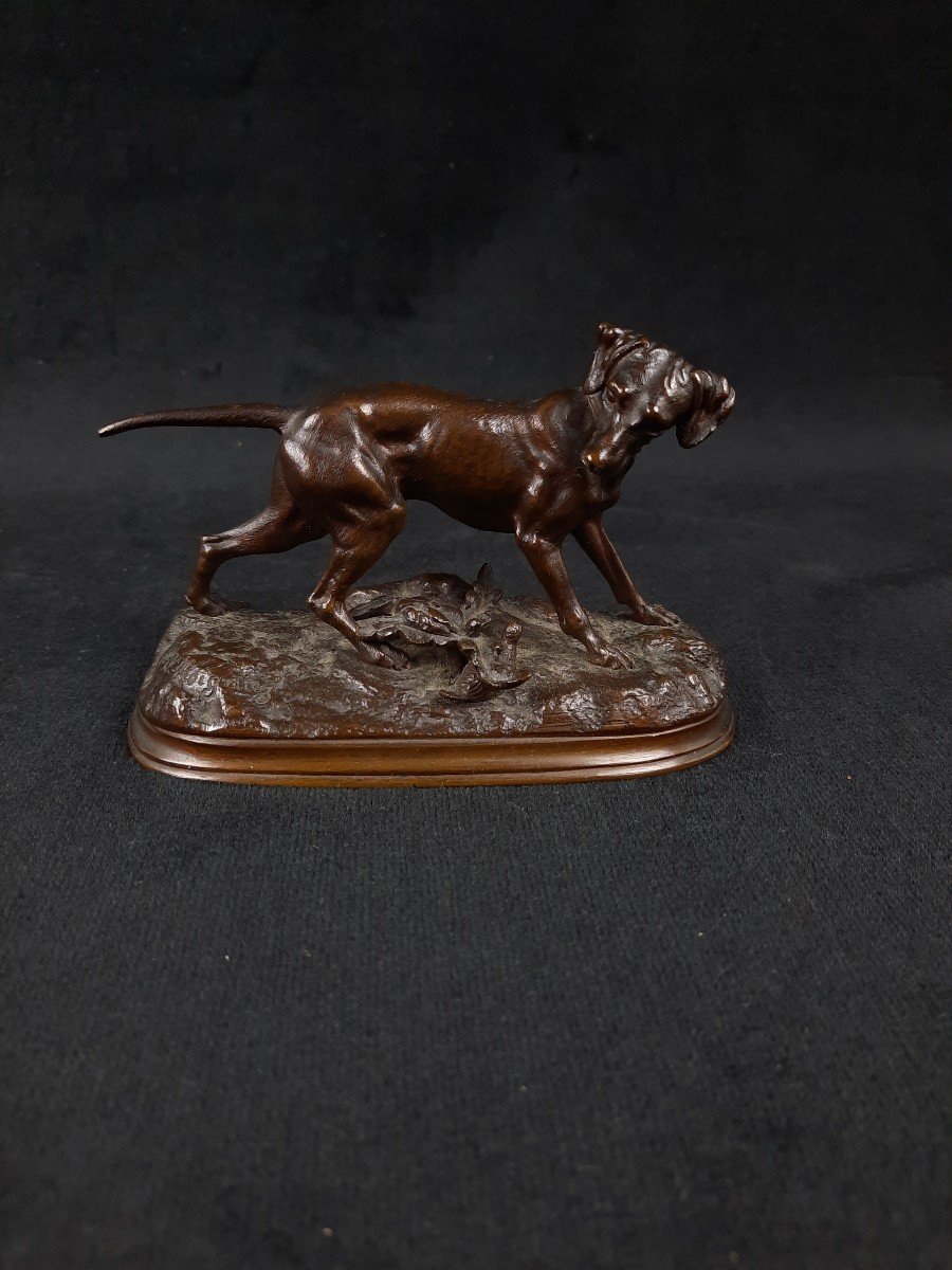 Jules Moigniez (1835-1894) - Bronze Chien-photo-2