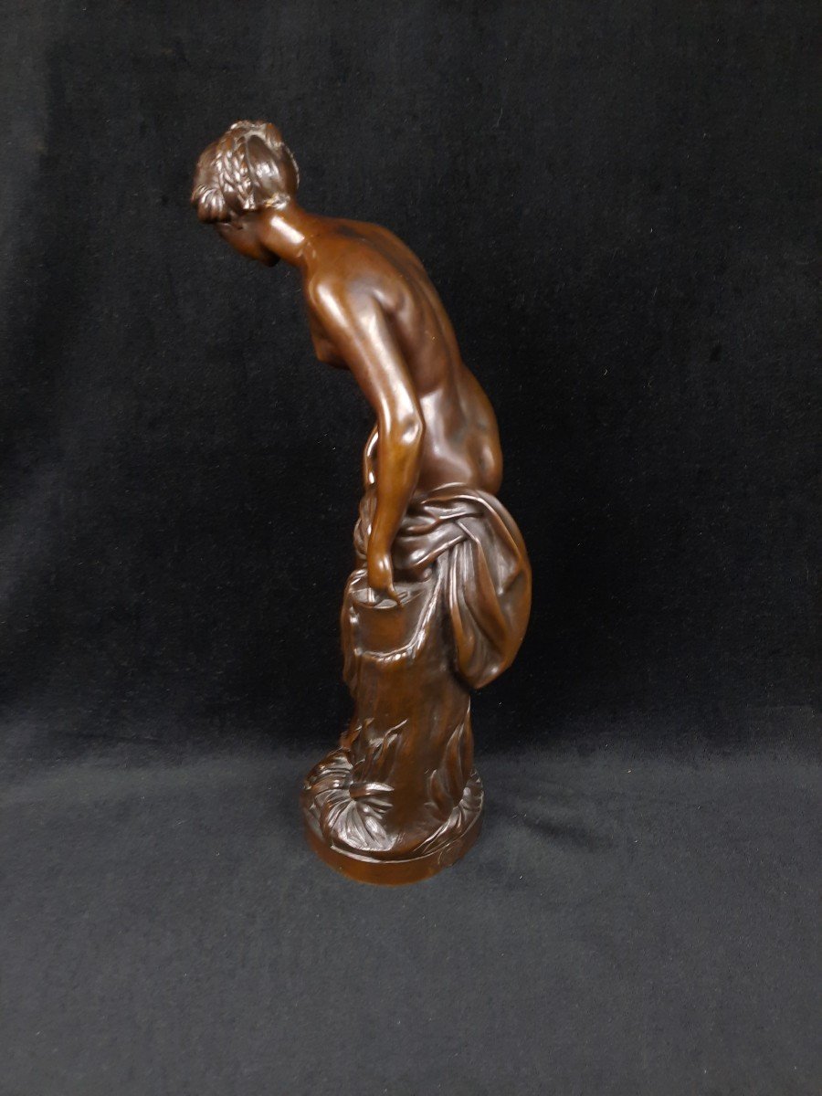 Bronze Sculpture - The Bather (19th Century) -photo-3
