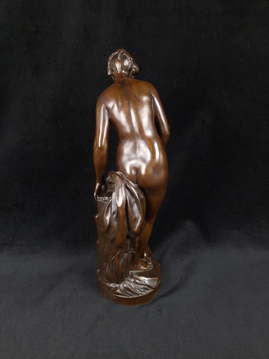 Bronze Sculpture - The Bather (19th Century) -photo-4