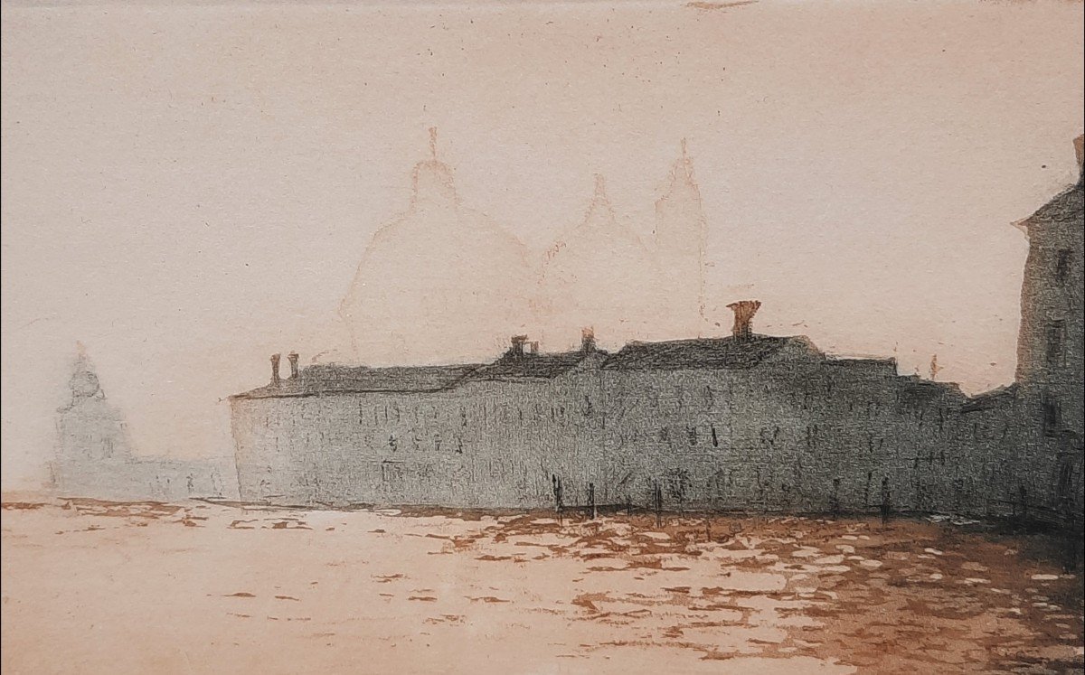 Claude Legros (20th Century) - Lithograph - Venice 