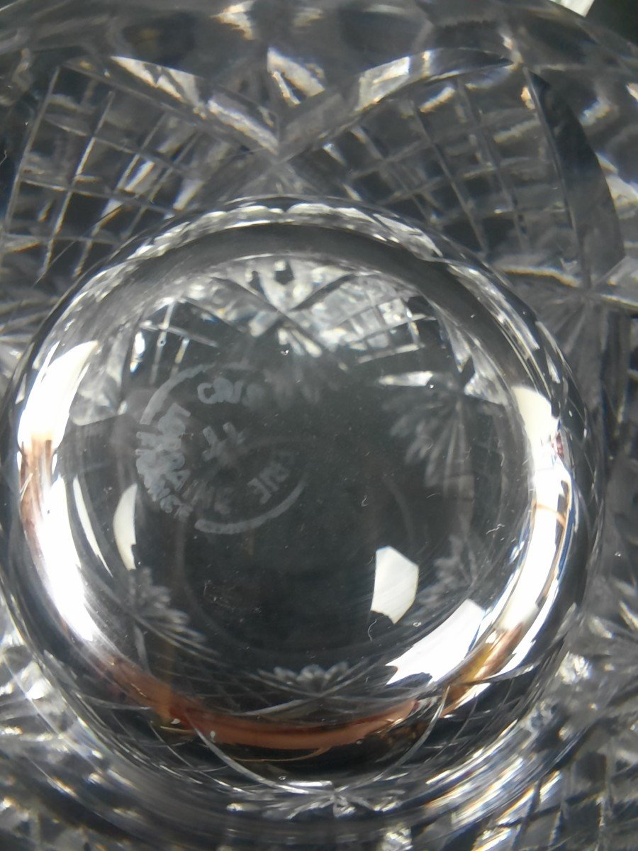 Ensemble De 8 Verres En Cristal - Lorraine (xxe Siècle)-photo-3