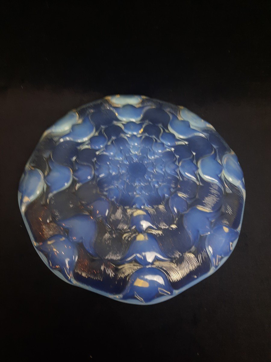 René Lalique - Opalescent Glass Bowl - Campanules-photo-4