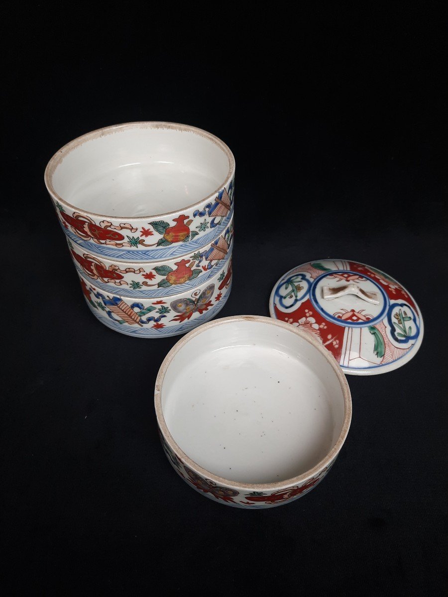 Imari Porcelain Jūbako - Japan (20th Century)-photo-4