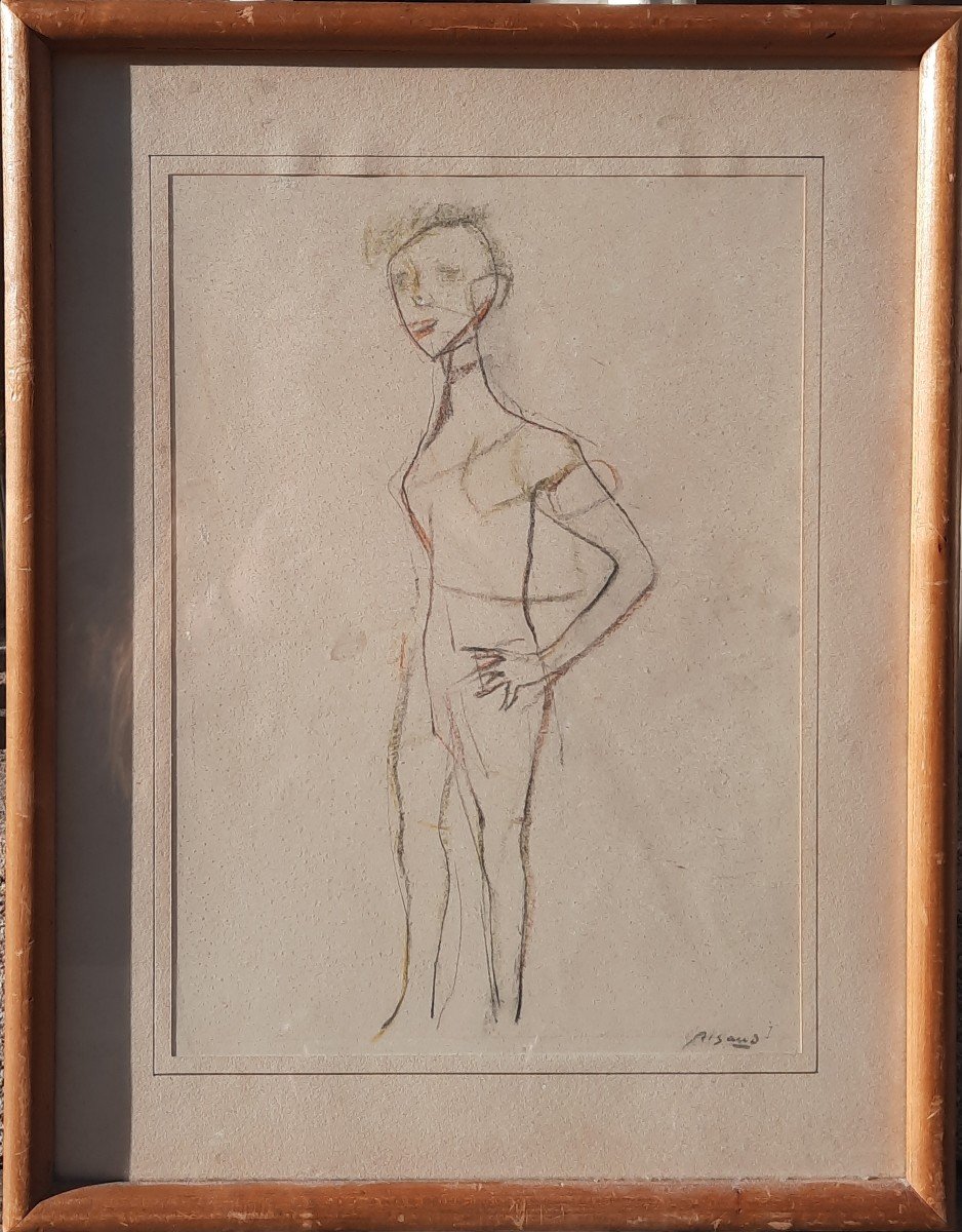 Rigaud Benoit (1911-1987) - Dessin Sur Papier -photo-4