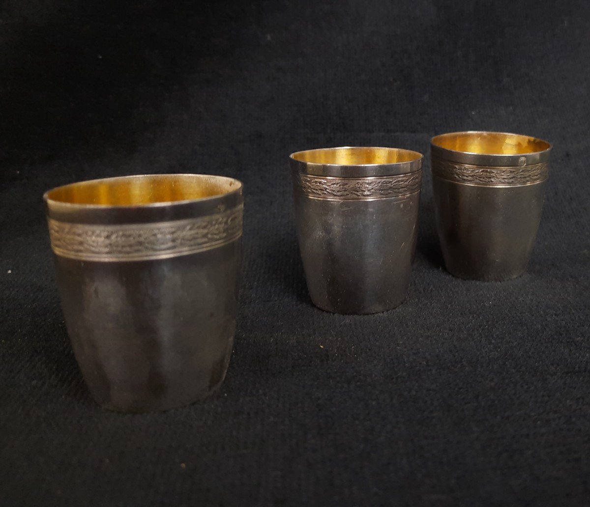 Coffret De 12 Petits Verres En Argent Minerve -photo-2