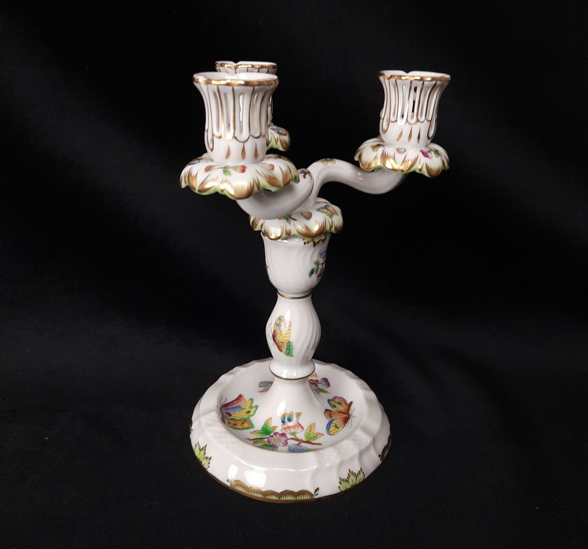 Porcelain Candlestick - Herend 