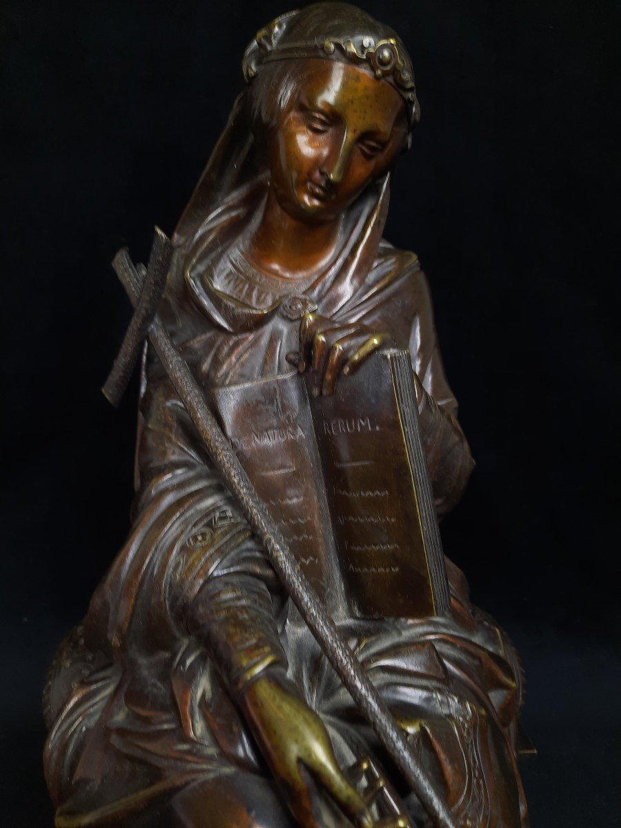 Fran&ccedil;ois Th&eacute;odore Devaulx (1808 - 1871) - Bronze Femme Assise-photo-3