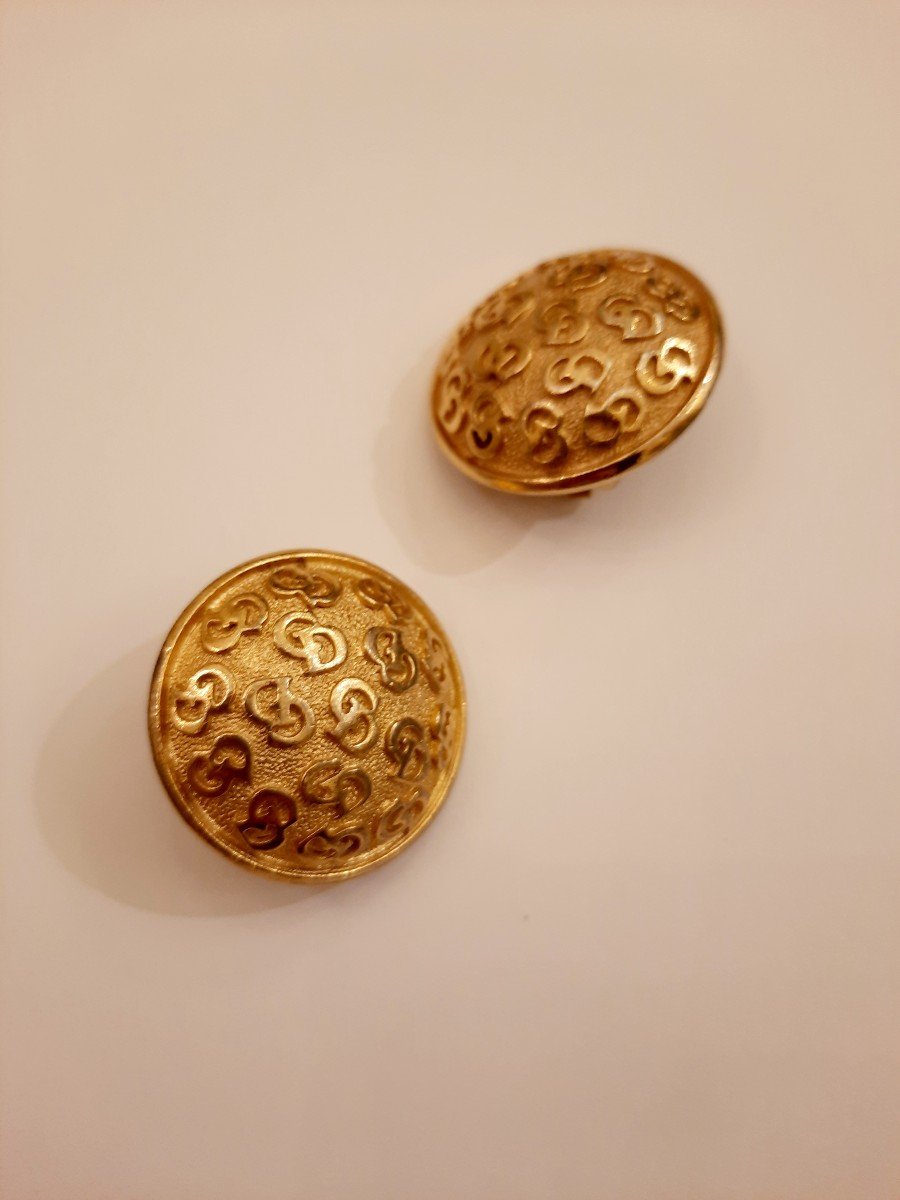 Christian Dior - Vintage Clip-on Earrings -photo-2