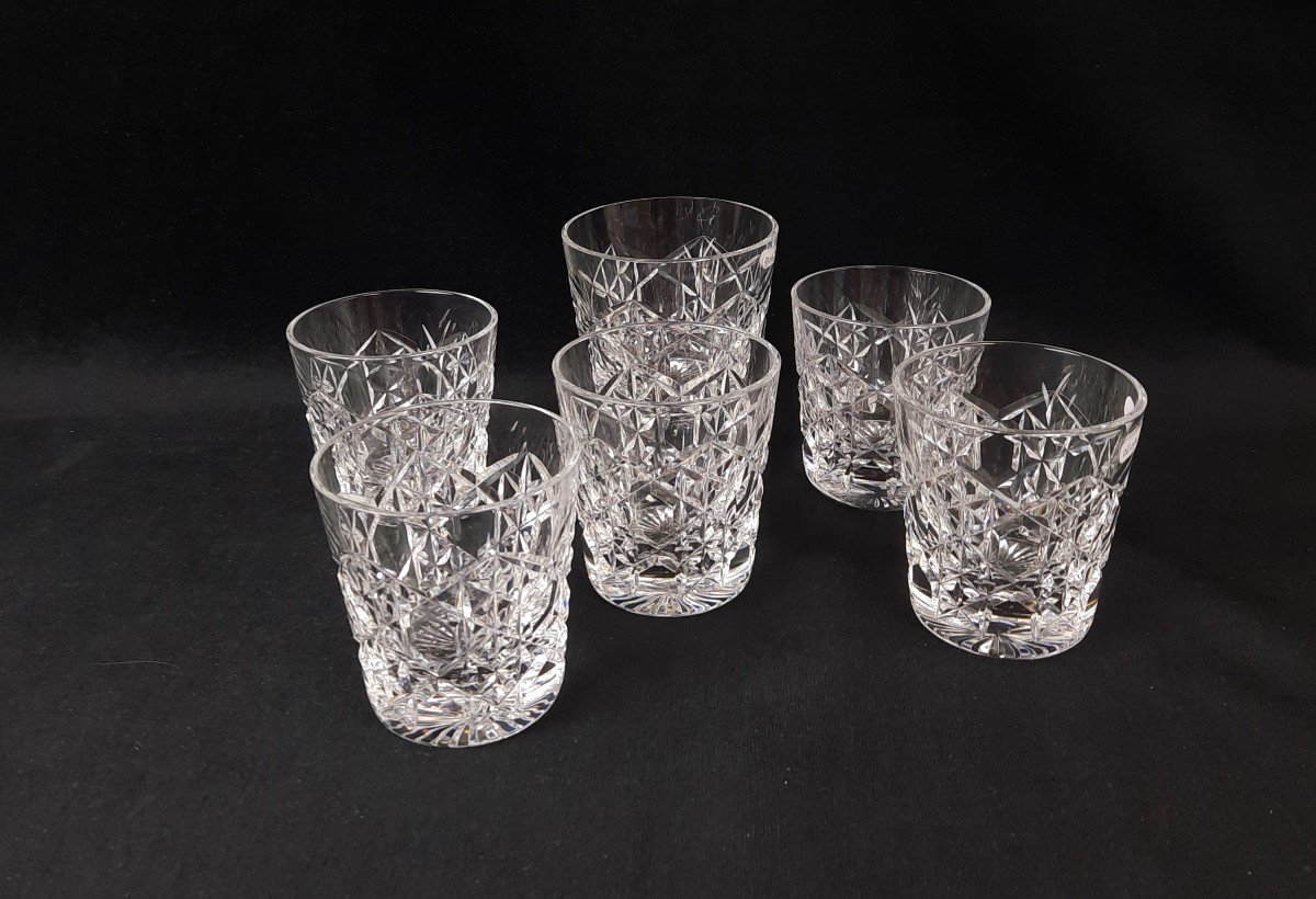 Baccarat - Ensemble De Verres à Wisky En Cristal