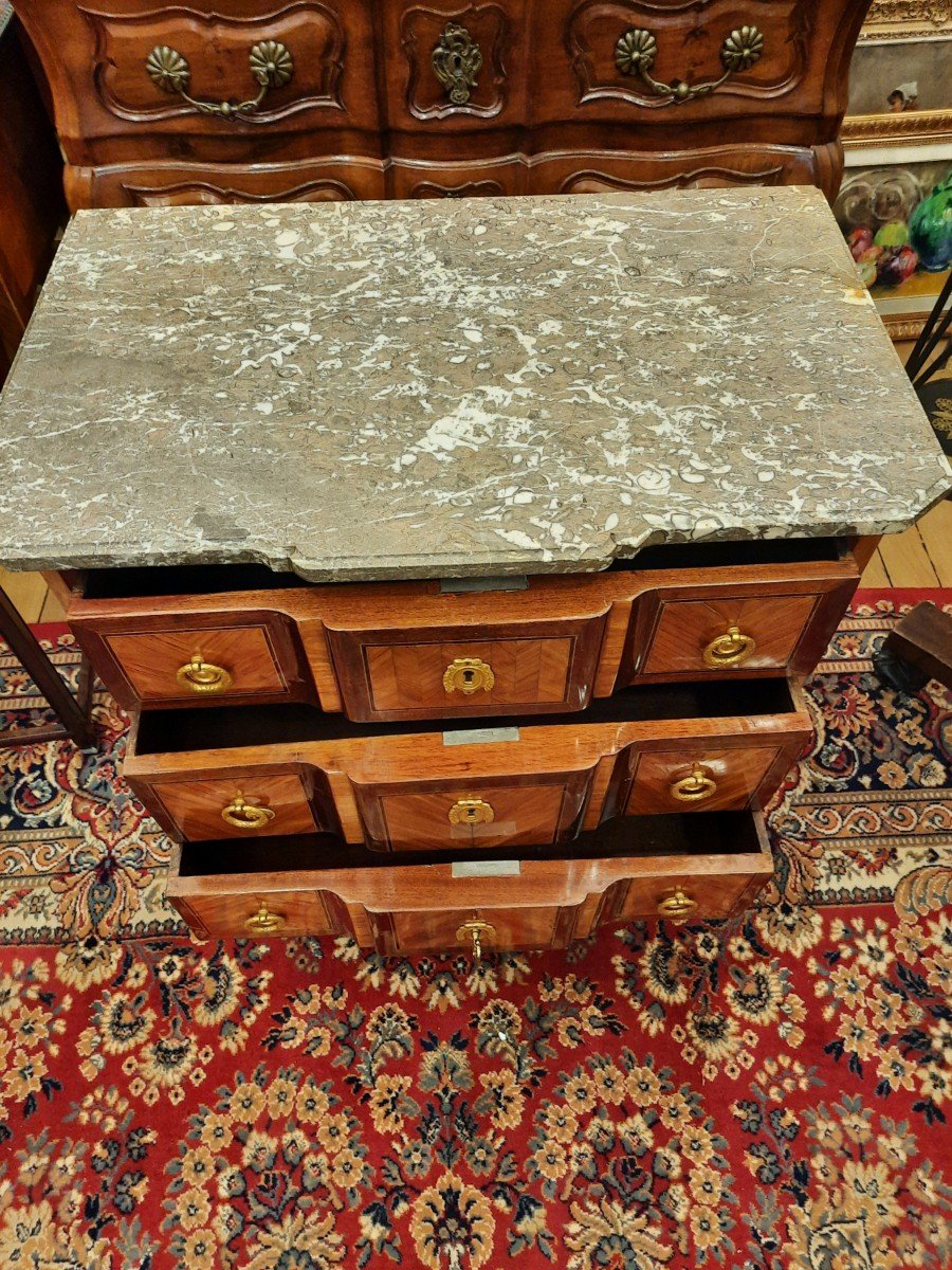 Louis XV Style Chest Of Drawers (19th Century)-photo-3