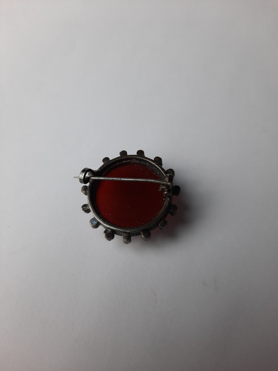 Broche Camée En Argent-photo-3