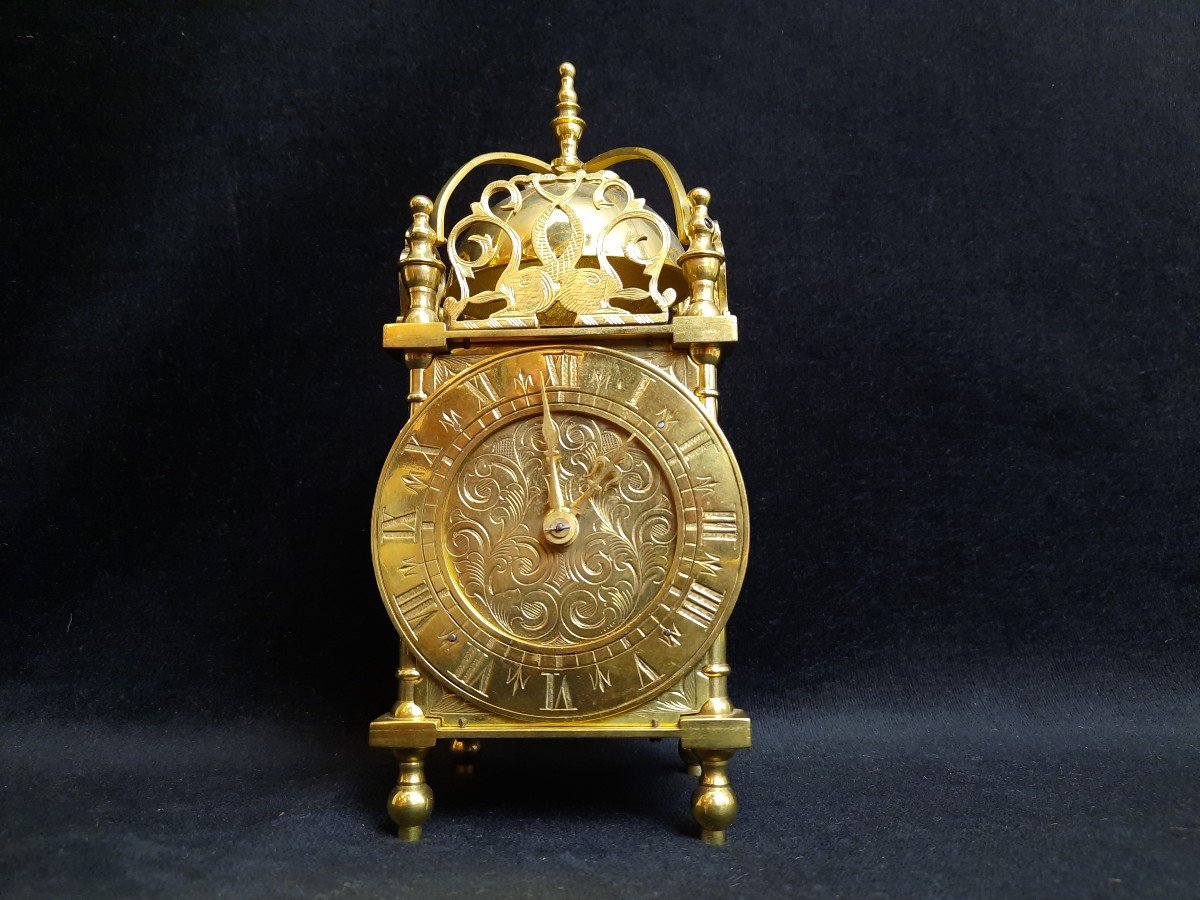 English Brass Lantern Clock