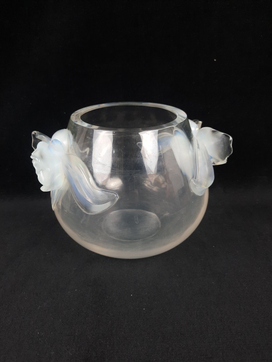 Lalique France - Orchid Crystal Vase -photo-2