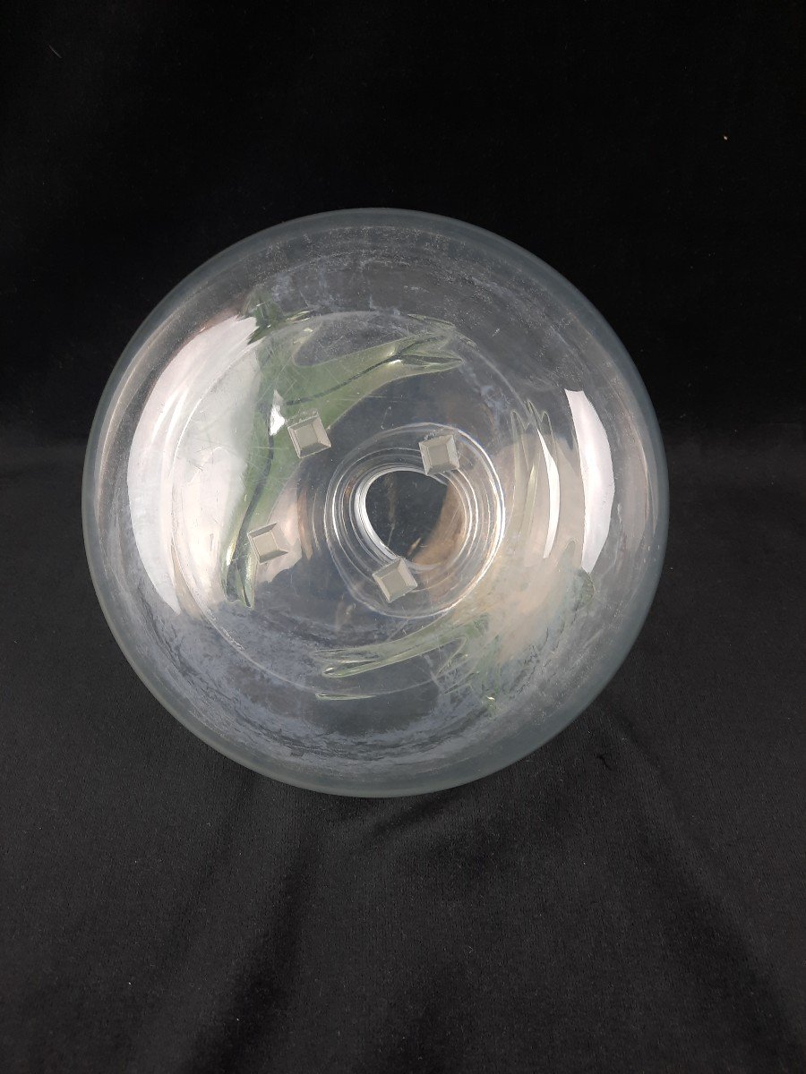 Lalique France - Vase En Cristal Saghir-photo-4