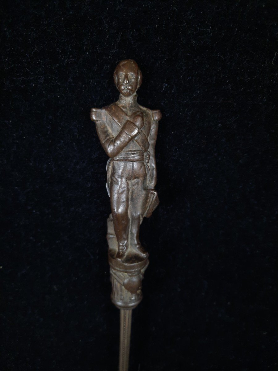 Cast Iron Cane/sword Knob - Napoleon III-photo-3