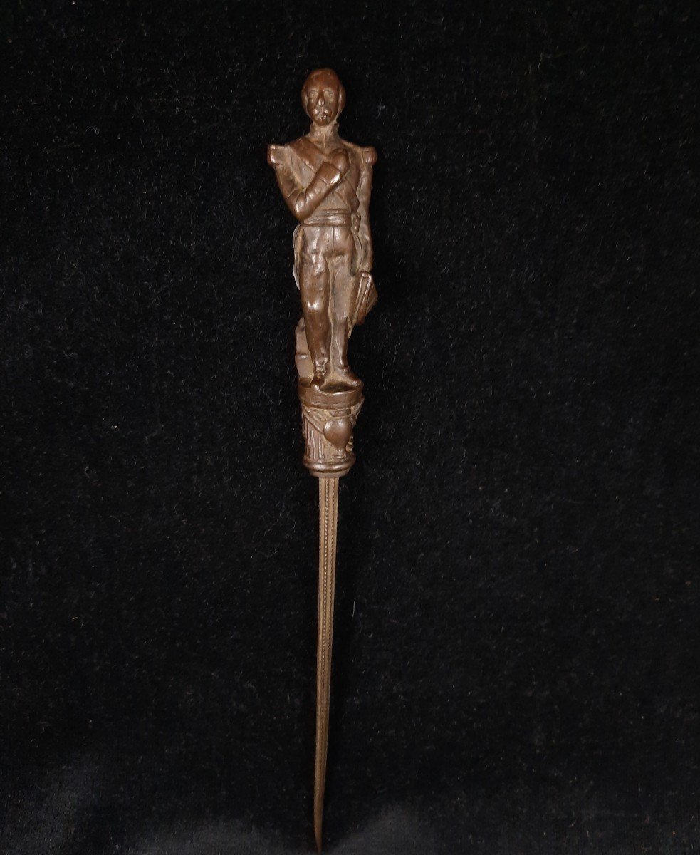 Cast Iron Cane/sword Knob - Napoleon III