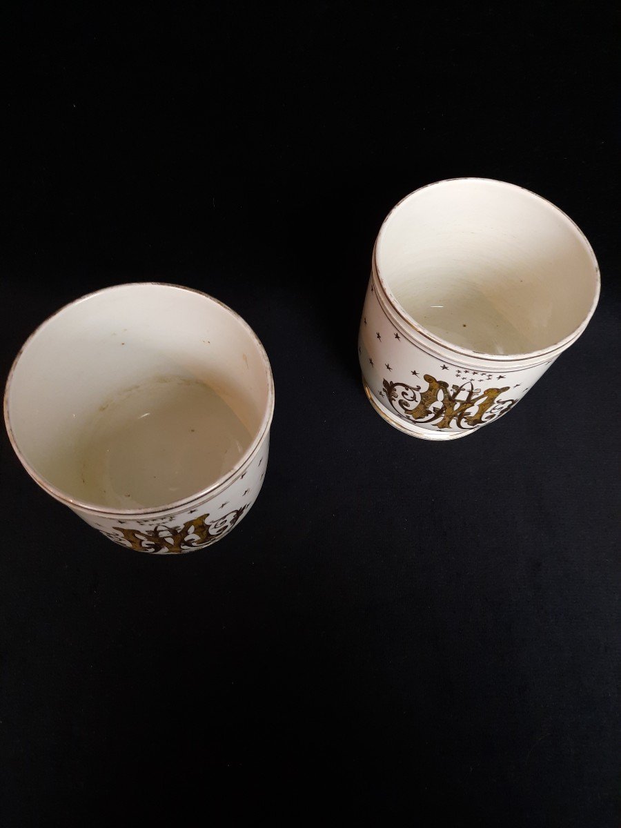 Pair Of Porcelain Planters - 20th Century-photo-3