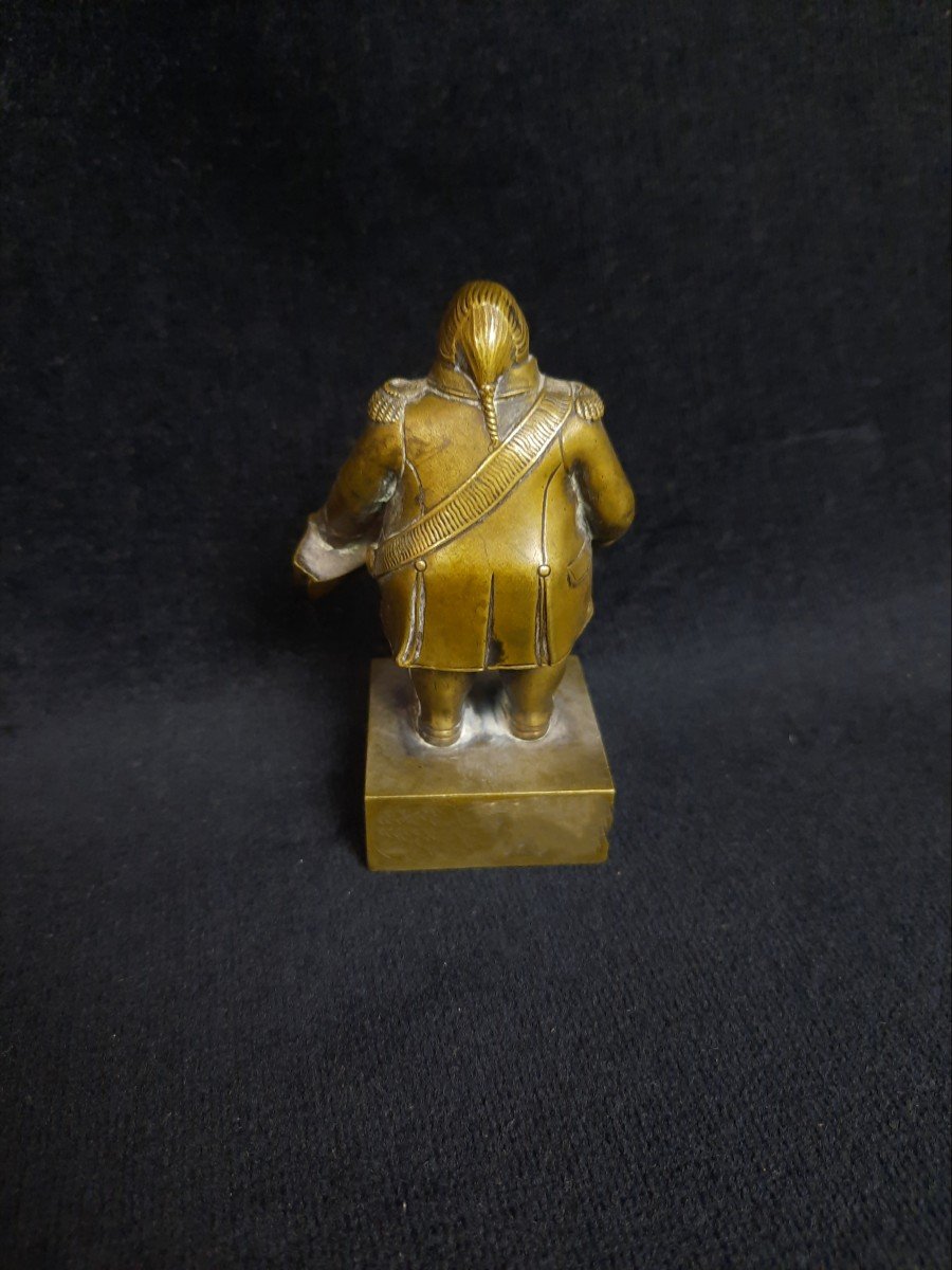 Bronze Louis XVIII With His Little Napoleon (19th Century)-photo-2