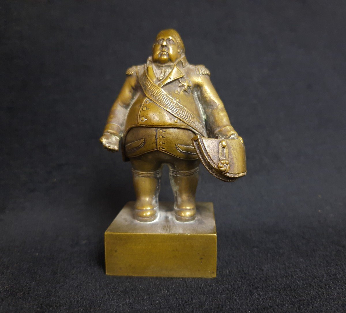 Bronze Louis XVIII With His Little Napoleon (19th Century)