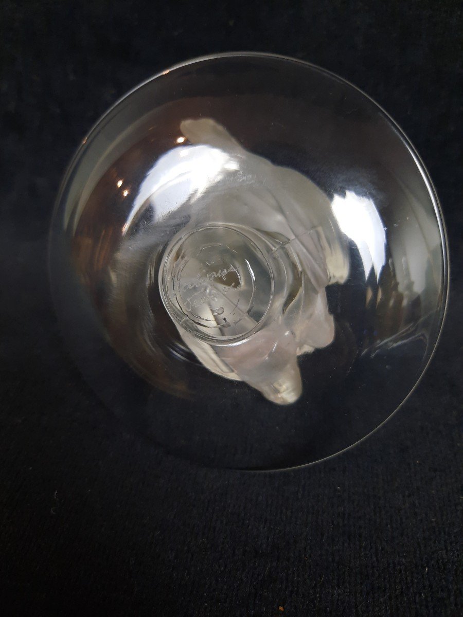 Lalique France - Baguier En Cristal - Cygnes-photo-1