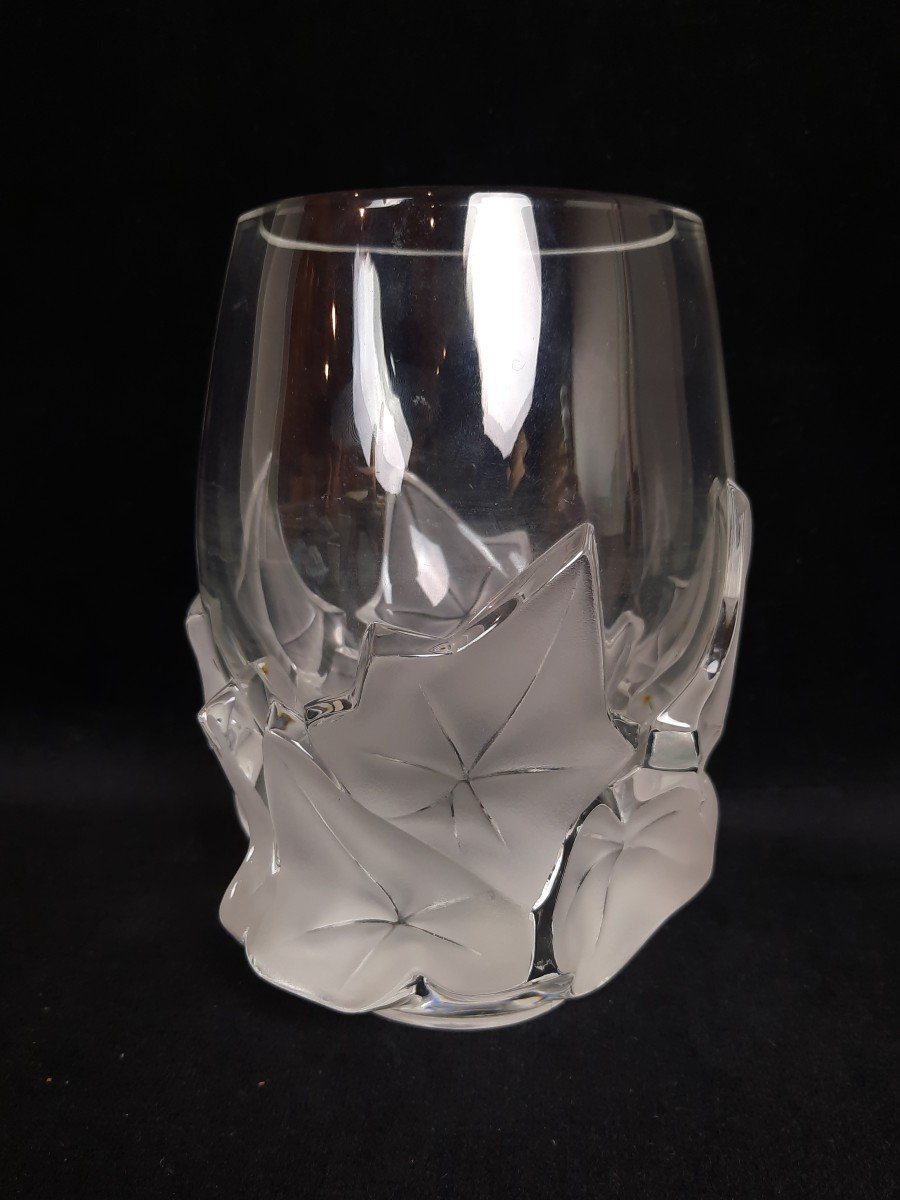 Lalique - Vase En Cristal - Hedera 