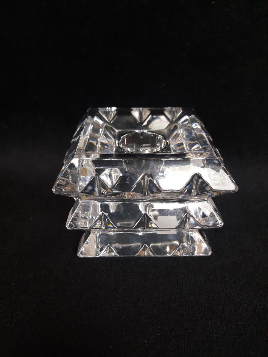 Baccarat - Crystal Candle Holder -photo-2