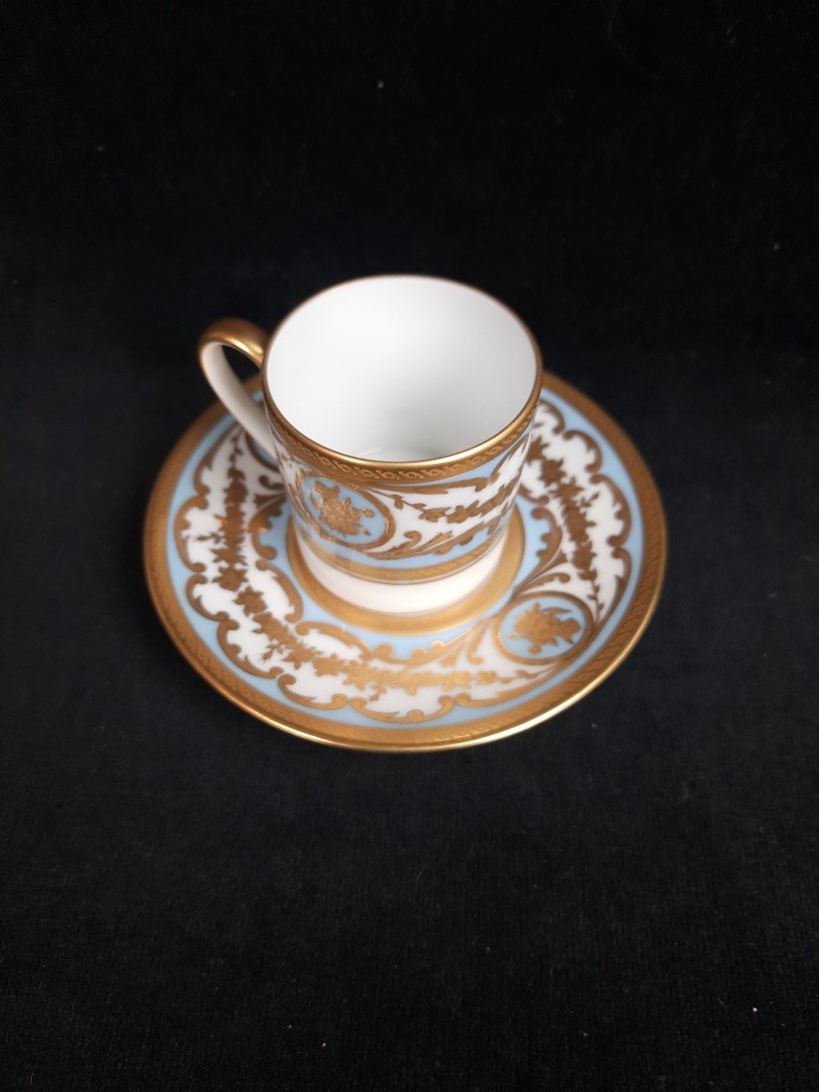 Bernardaud - Limoges Porcelain Cup - Former Royal Manufacture-photo-3