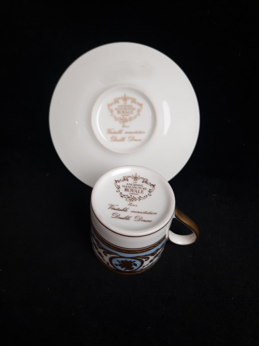 Bernardaud - Limoges Porcelain Cup - Former Royal Manufacture-photo-1