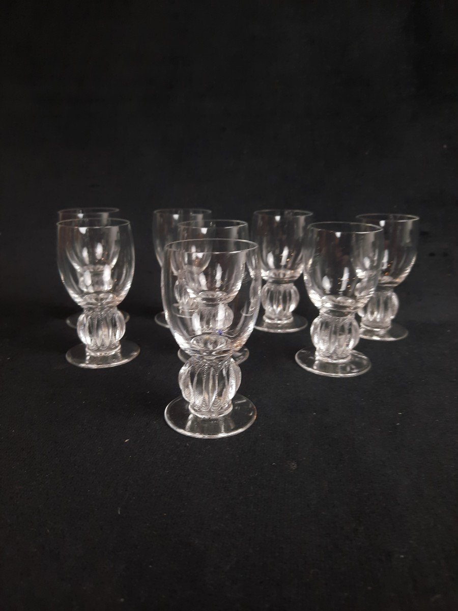 Lalique - Service De Petits Verres En Cristal  -photo-1