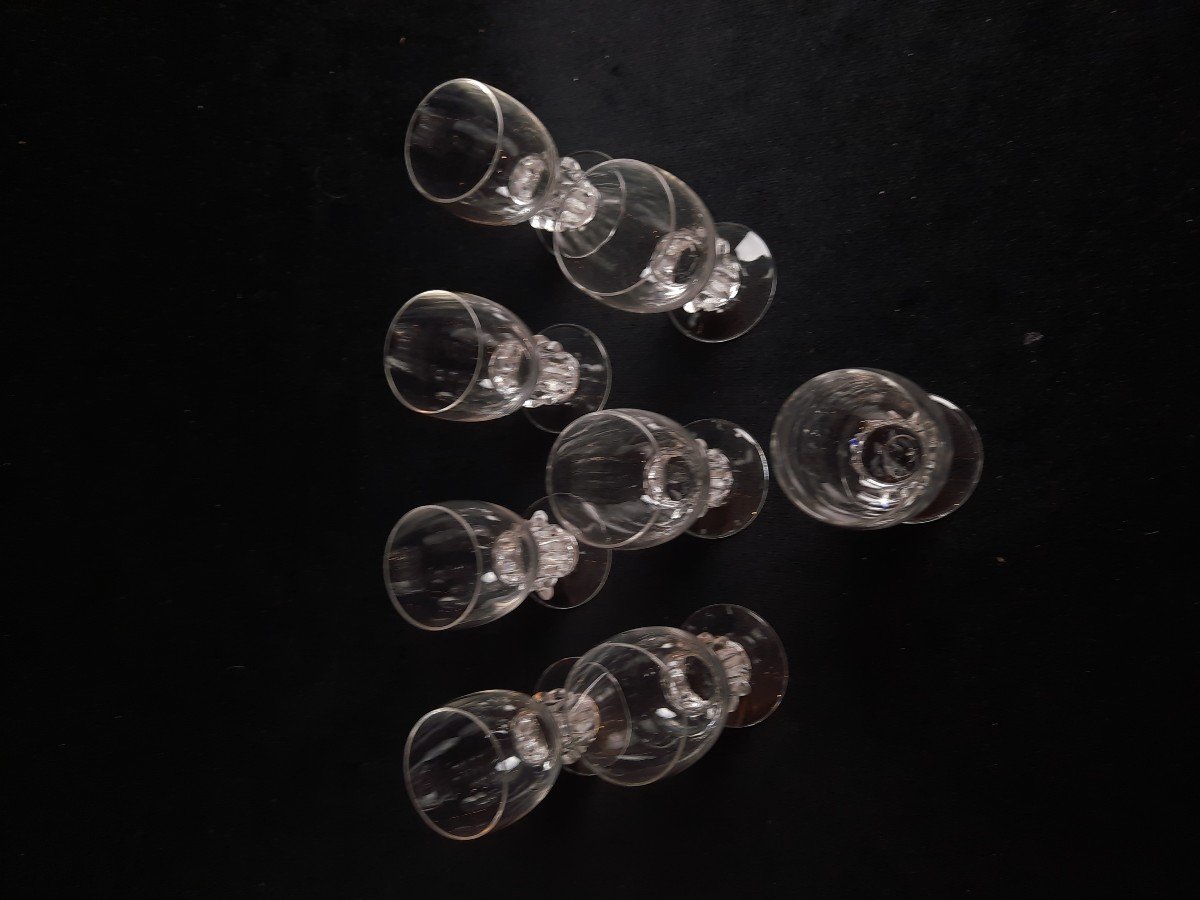 Lalique - Service De Petits Verres En Cristal  -photo-2