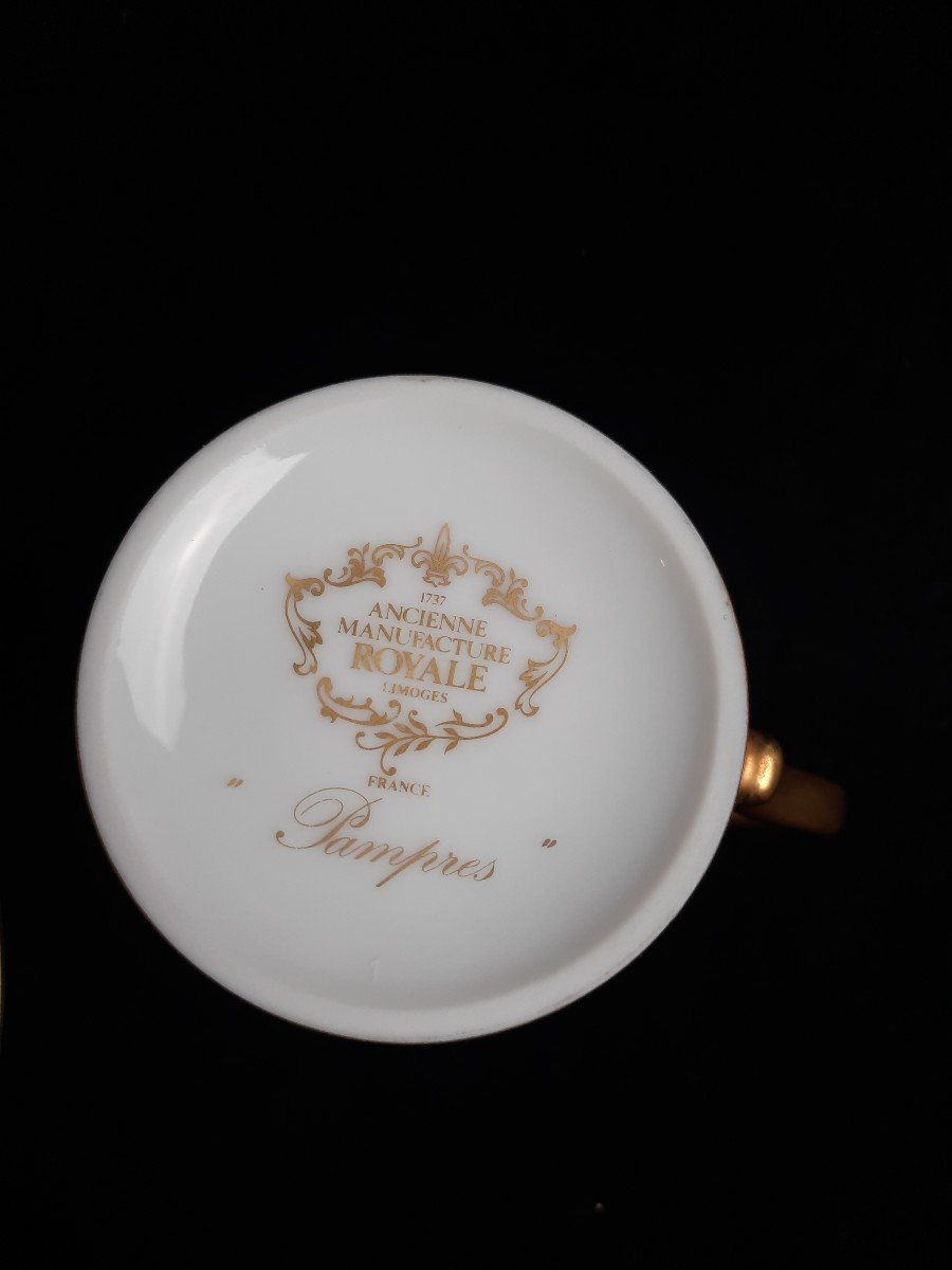 Tasse En Porceelaine - Ancienne Manufacture Royale -photo-4