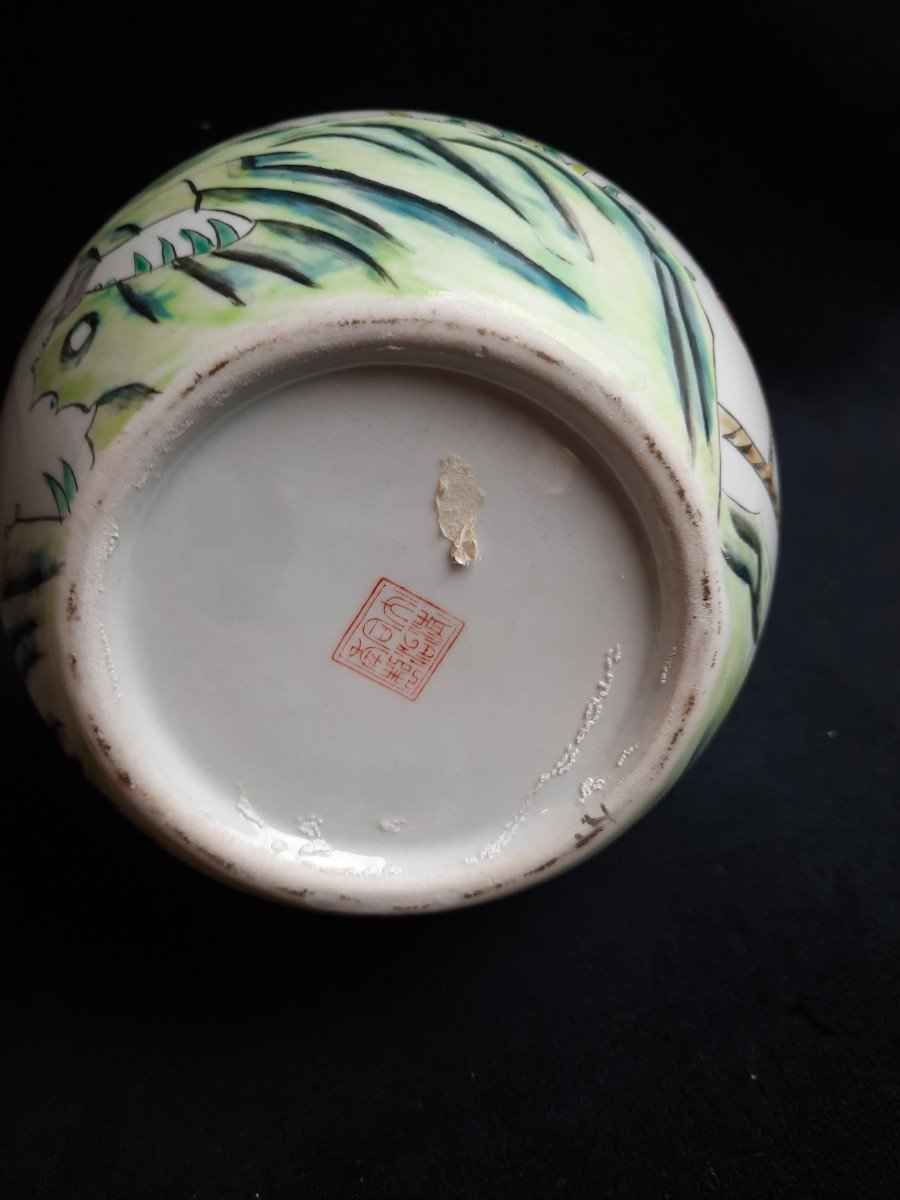 Vase En Porcelaine - Chine -photo-2